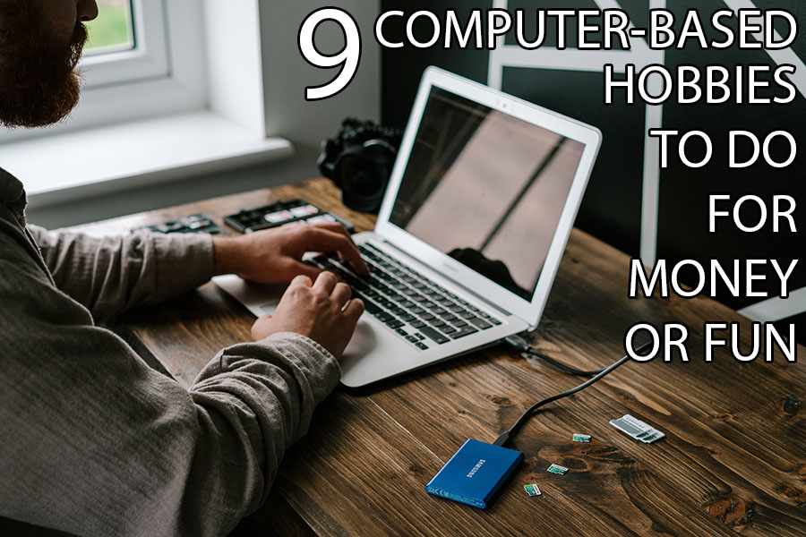 This image features the title and an evocative image of a laptop