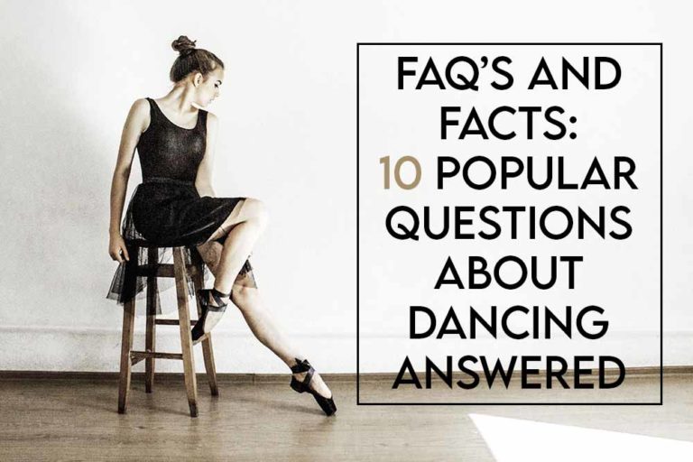 this image features the relevant article title where we answer popular dancing questions and also features an evocative image of a dancer