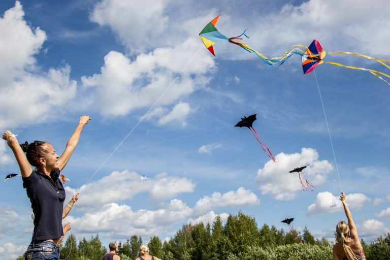fun kite flying